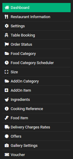 Alaskan Cuisine Backend Preview