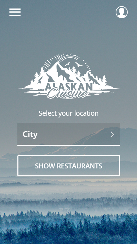 Alaskan Cuisine Mobile App Search